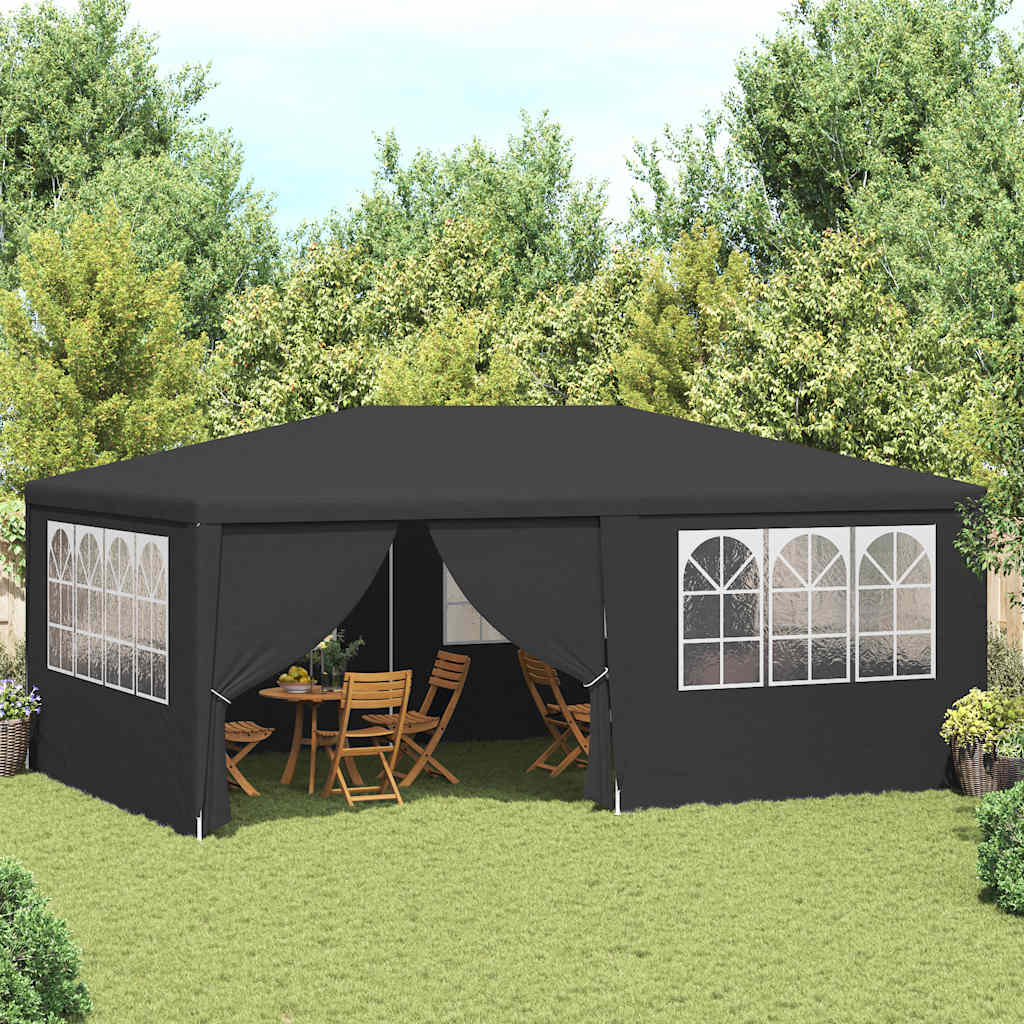 Vidaxl Party Telt med sidevægge Professionel 90 g m² 4x6 m Anthracite