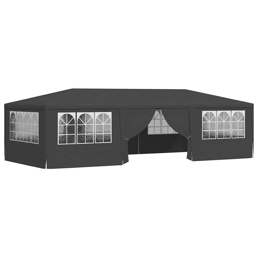 Vidaxl Party Telt med sidevægge Professionel 90 g m² 4x9 m anthracit
