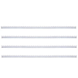 Vidaxl Wall Spikes 4 Pcs 1 M Galvaniseret stål