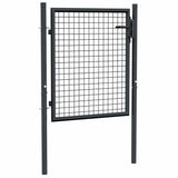 Vidaxl havehegn udført i galvaniseret stålnet 100x75 cm grå