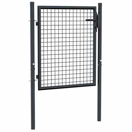 Vidaxl havehegn udført i galvaniseret stålnet 100x75 cm grå