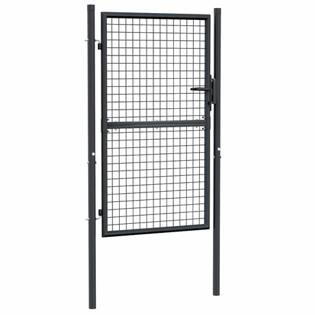 Vidaxx havehegn udført i galvaniseret stålnet 100x150 cm grå