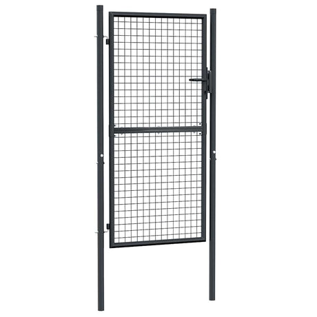 Vidaxx havehegn udført i galvaniseret stålnet 100x175 cm grå