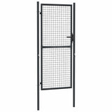 Vidaxx havehegn udført i galvaniseret stålnet 100x200 cm grå