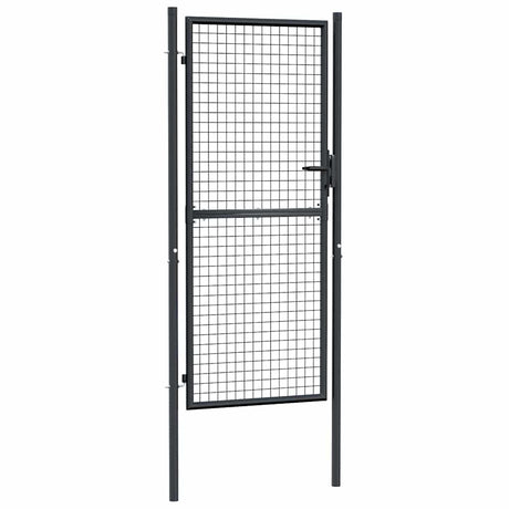 Vidaxx havehegn udført i galvaniseret stålnet 100x200 cm grå
