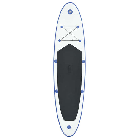 Vidaxl Stand Up Paddleboard Set Oppustelig blå og hvid