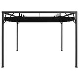 Vidaxl Garden Practor med udvideligt tag 3x3 m anthracit