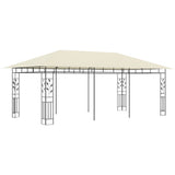 Vidaxl Arbor med myggenet 6x3x2,73 m creme