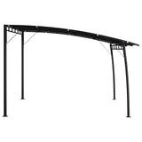 Vidaxl Sun Canopy 4x3x2.55 M Anthracite -farvet