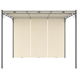 Vidaxl Garden Practor med sideforhæng 3x3x2,25 m creme