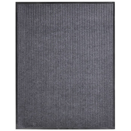 Vidaxl deurmat 117x220 cm pvc grijs