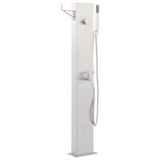 VidaXL havebruserhane 110 cm rustfrit stål