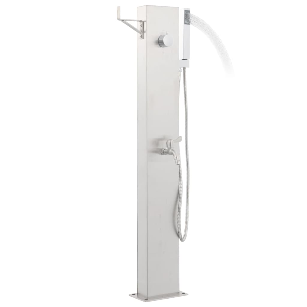 VidaXL havebruserhane 110 cm rustfrit stål