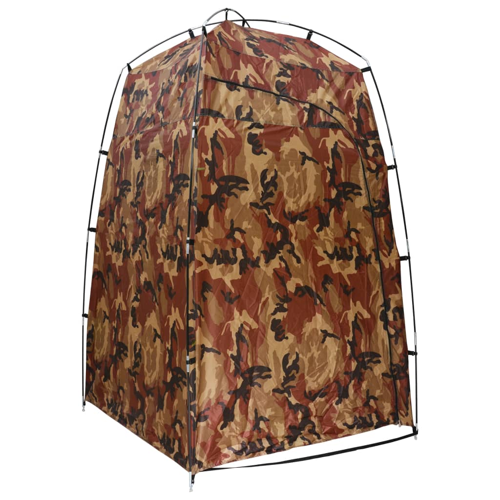 Vidaxl brusebad- WC-skiftende telt camouflage