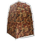 Vidaxl brusebad- WC-skiftende telt camouflage