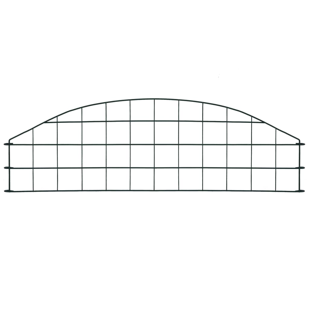 Vidaxl Fencing Set Bent 77.3x26 cm grøn