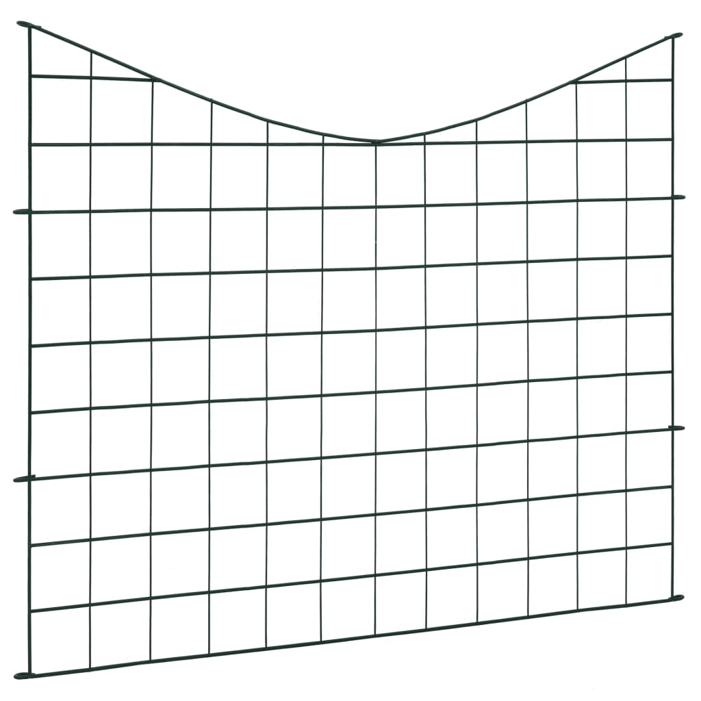 Vidaxl hegn sæt Hol Bent 77,5x64 cm grøn