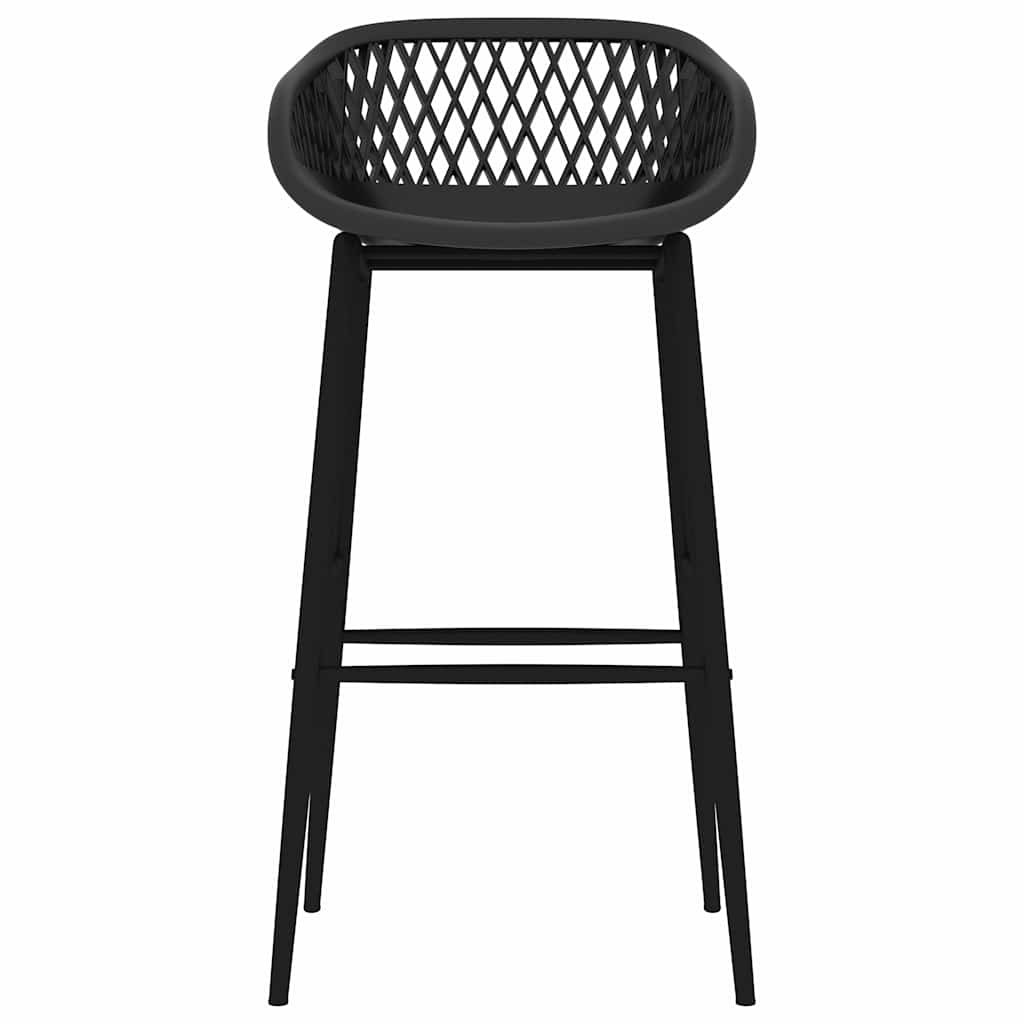Vidaxl barstoelen 2 st zwart