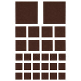 Vidaxl Floor Protectors 72 st Feltet