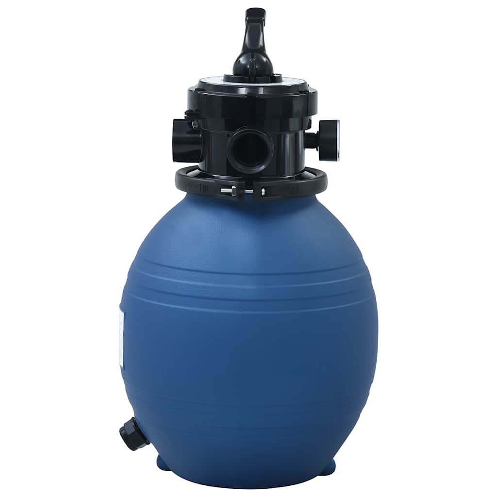 Vidaxl Swimming Pool Sand Filter med 4-positionsventil 300 mm blå