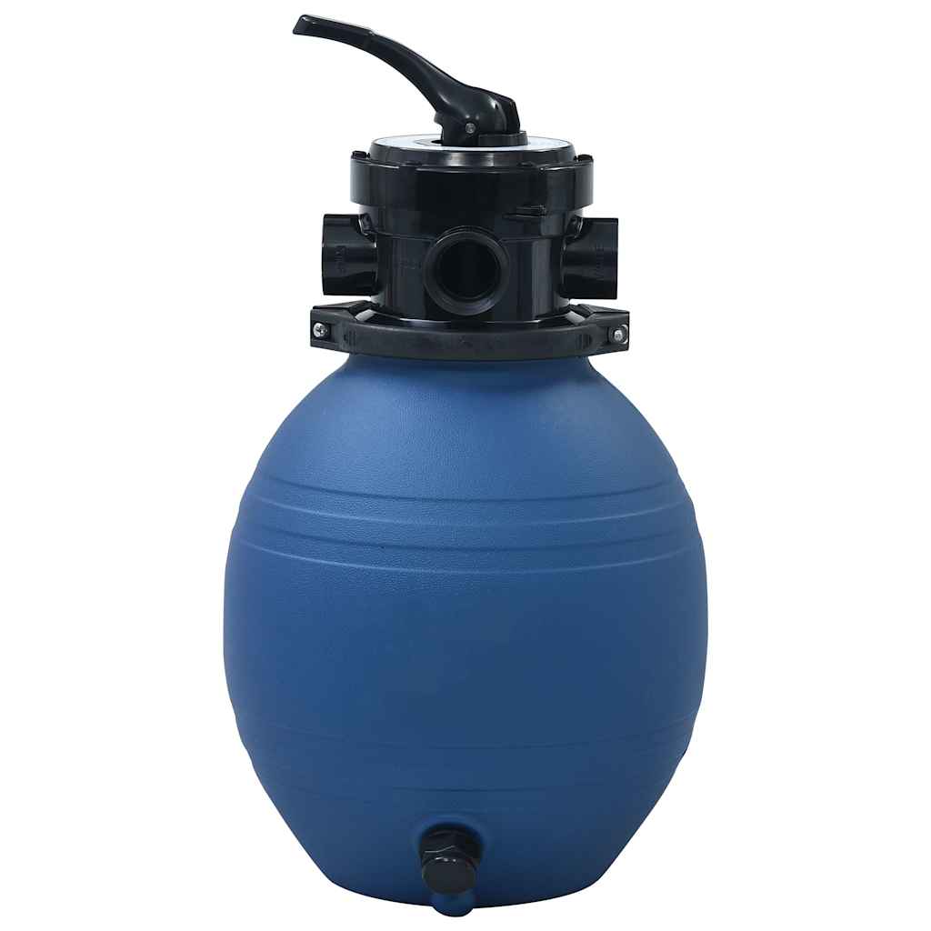Vidaxl Swimming Pool Sand Filter med 4-positionsventil 300 mm blå