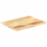 Vidaxl tafelblad 25-27 mm 90x70 cm massief mangohout