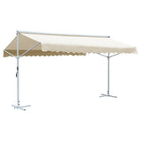 Vidaxl Luifel løsrevet 600x300 cm creme