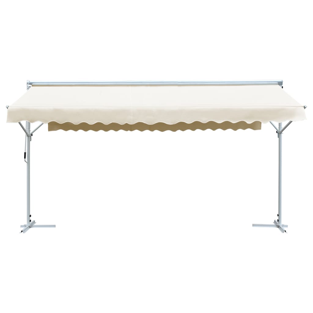 Vidaxl Luifel løsrevet 600x300 cm creme