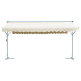 Vidaxl Luifel løsrevet 600x300 cm creme