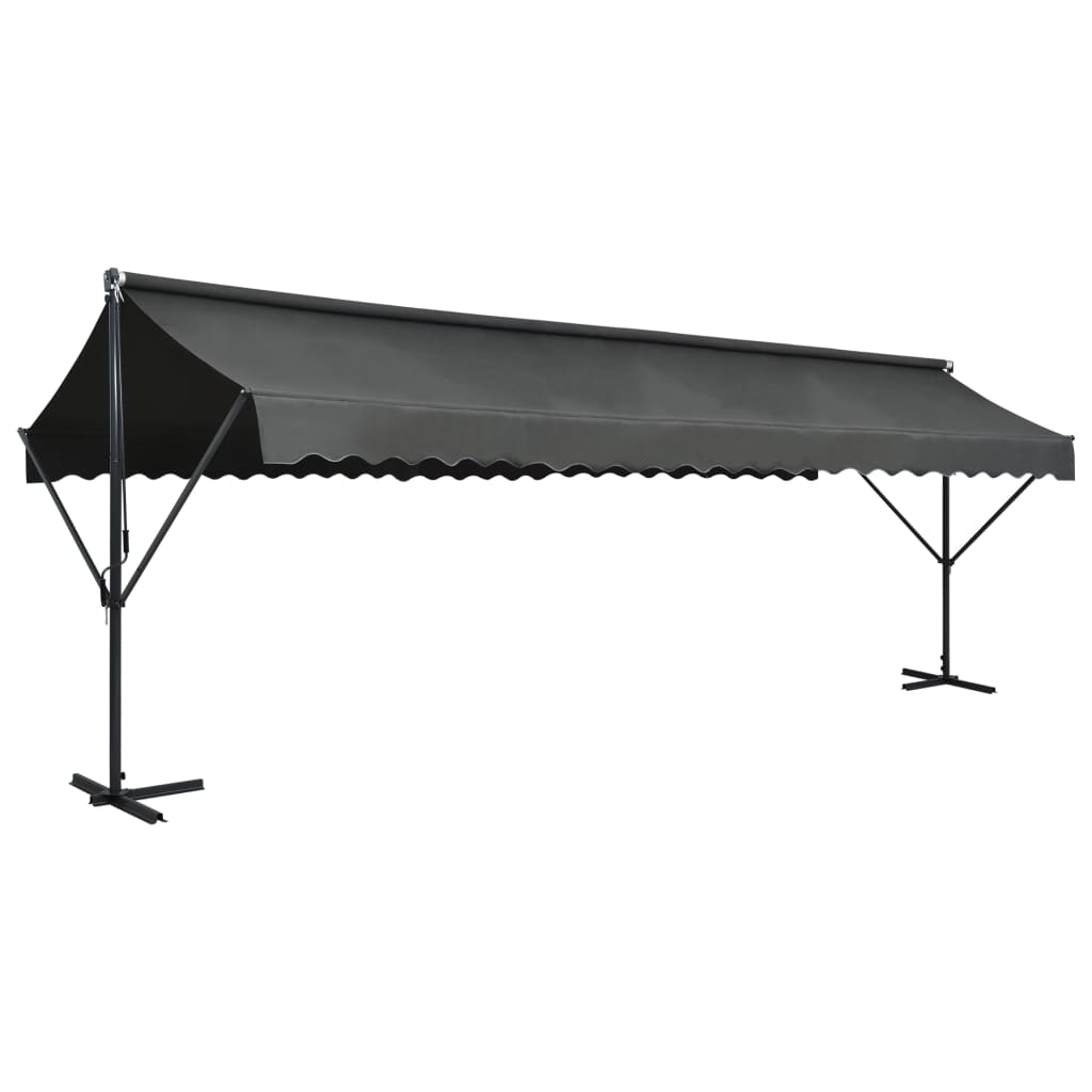 Vidaxl Luifel løsrevet 600x300 cm antracit