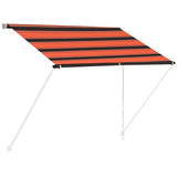 Vidaxx udtrækbart fortelt 100x150 cm orange og brun