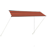 Vidaxx udtrækbart fortelt 350x150 cm orange og brun
