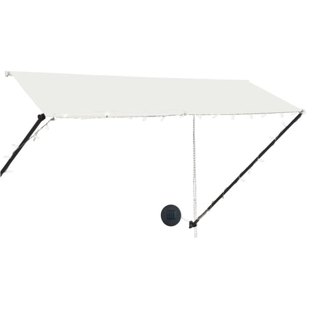 Vidaxl Luifel udvides med LED 300x150 cm creme
