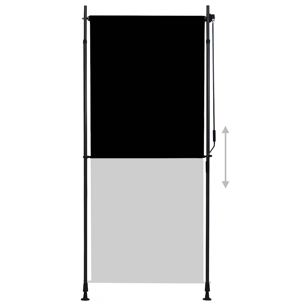 Vidaxxl udendørs rullegardin 100x270 cm antracit