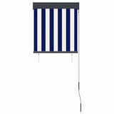 Vidaxl Roller Blind til udvendig 60x250 cm blå og hvid