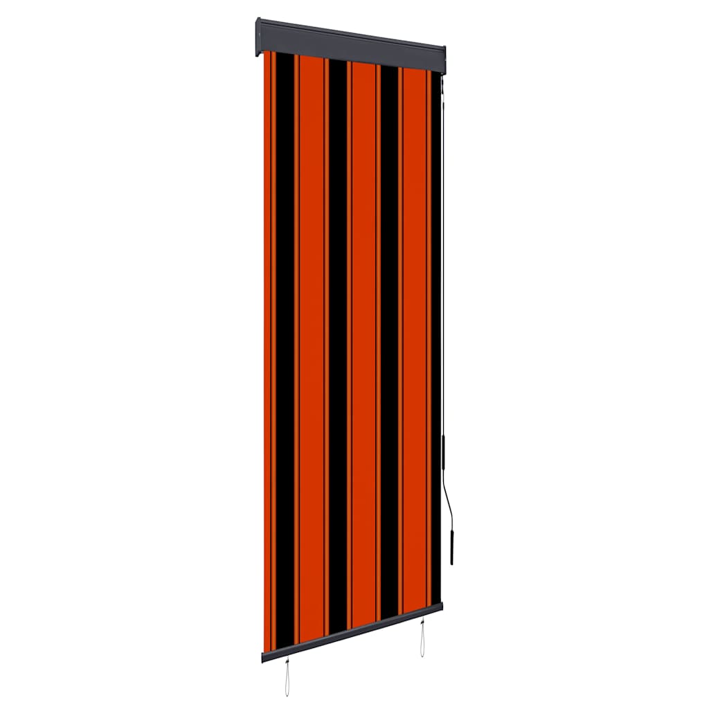 Vidaxl Roller Blind til udvendig 60x250 cm orange og brun