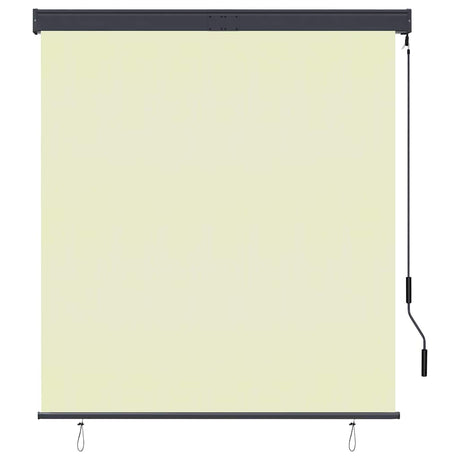 Vidaxl rolgordijn voor buiten 140x250 cm crème