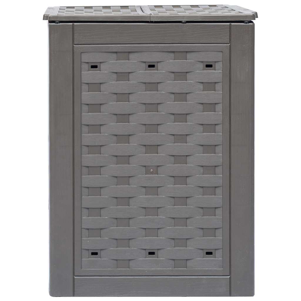 Vidaxx kompostbeholdere 2 stk 600 l 60x60x83 cm plast rattan brun