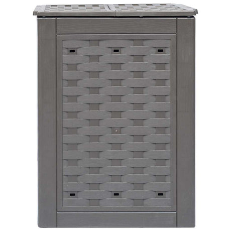 Vidaxx kompostbeholdere 2 stk 600 l 60x60x83 cm plast rattan brun
