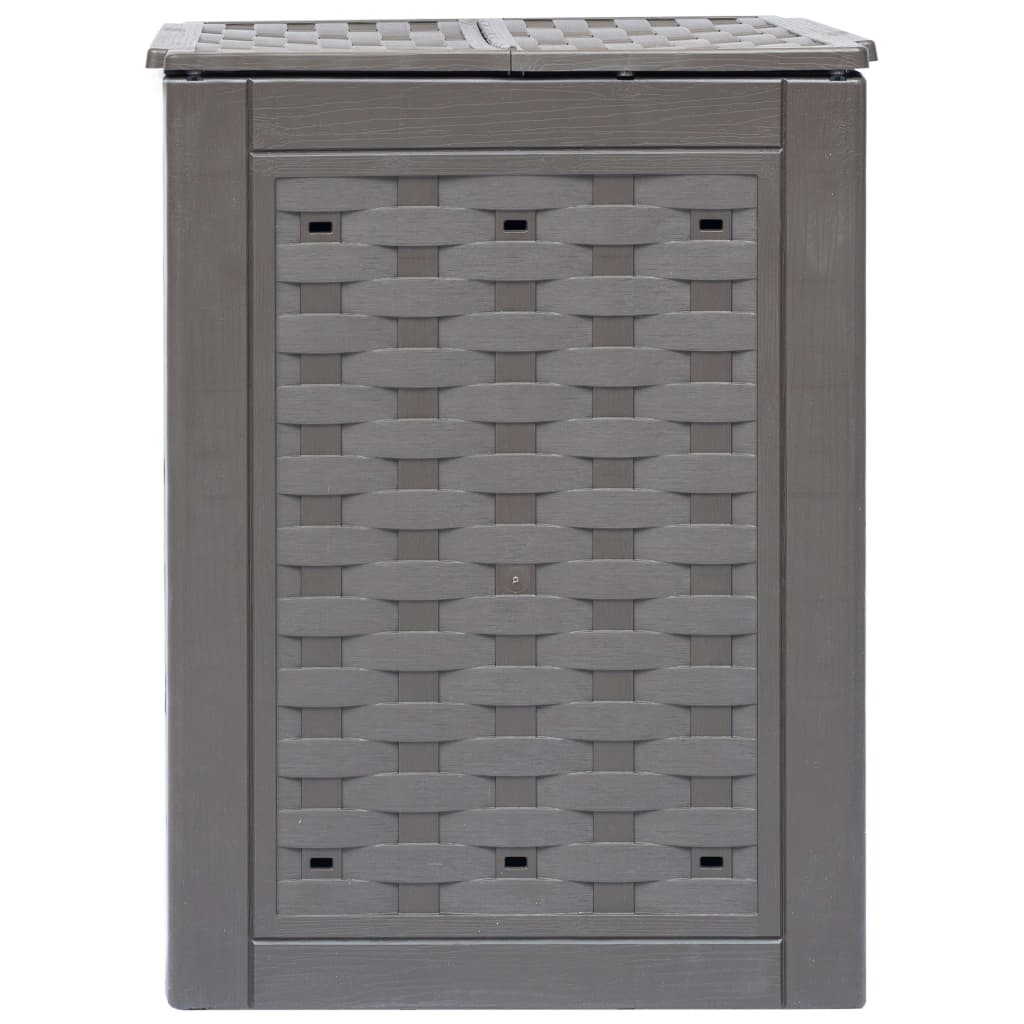 Vidaxx kompostbeholdere 3 stk 900 l 60x60x83 cm plast rattan brun