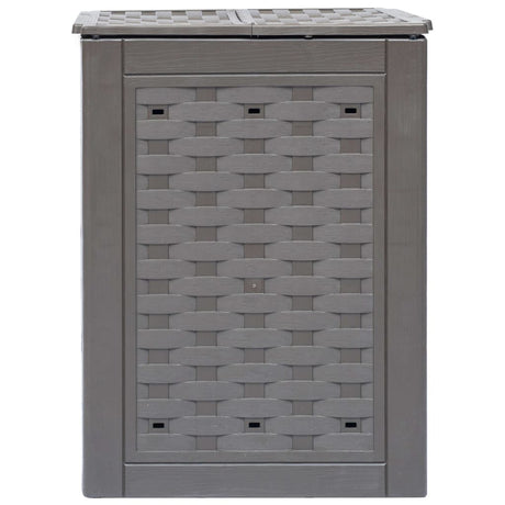 Vidaxx kompostbeholdere 3 stk 900 l 60x60x83 cm plast rattan brun