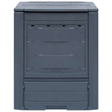 Vidaxx kompostbeholdere 2 stk 520 l 60x60x73 cm grå