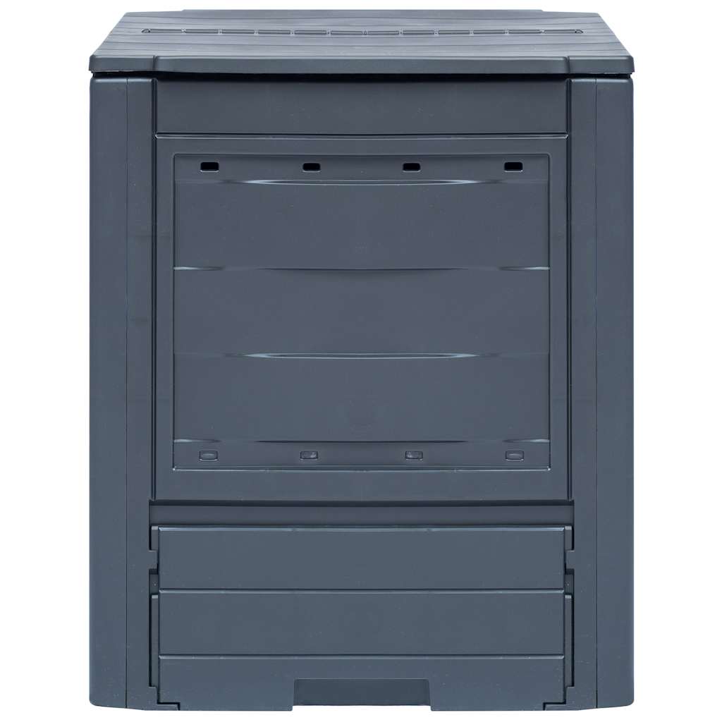 Vidaxx kompostbeholdere 3 stk 780 l 60x60x73 cm grå