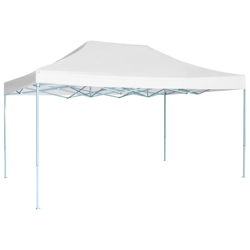 Vidaxl Parttent sammenfoldelig 3x4,5 m hvid