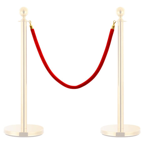 Vidaxl Sales Cord Velvet Rød og guldfarvet