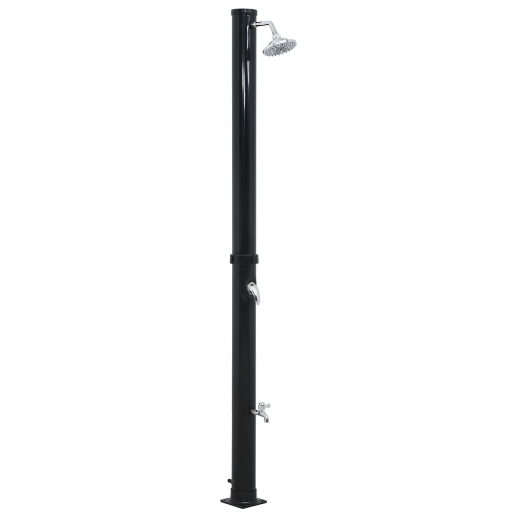 Vidaxl Solardouche 20 L 220 cm sort