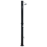 Vidaxl Solardouche 20 L 220 cm sort