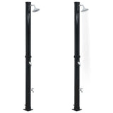 Vidaxl Solardouche 20 L 220 cm sort