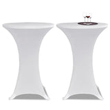 Vidaxx ståbordsdæksel 4 stk stretch ø60 cm hvid