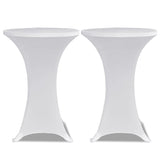 Vidaxx ståbordsdæksel 4 stk stretch ø70 cm hvid